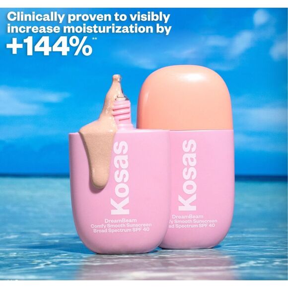 ✨ Kosas DreamBeam Comfy Smooth Sunscreen SPF 40 – ORIGINAL Shade ✨FULL SIZE- NIB - Picture 2 of 15